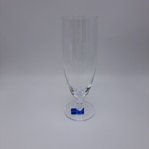 Oneida Schott Zweisel Footed Pilsner Champagne Glass Goblet 16 Fl Oz Crystal - Picture 2 of 16